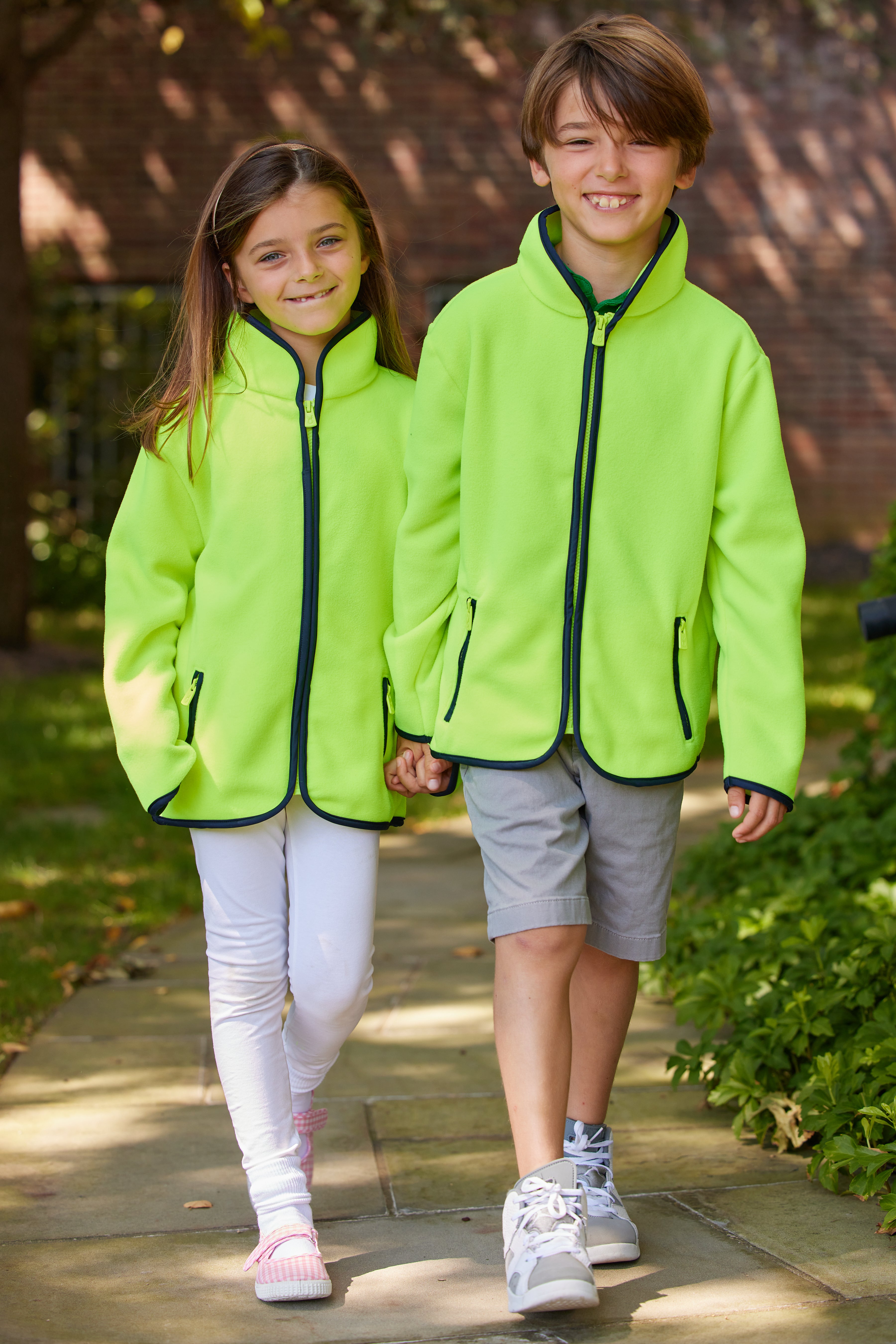 Kids on sale green fleece