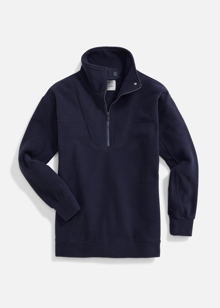 Alcott Pullover in Vello Fleece (Navy)