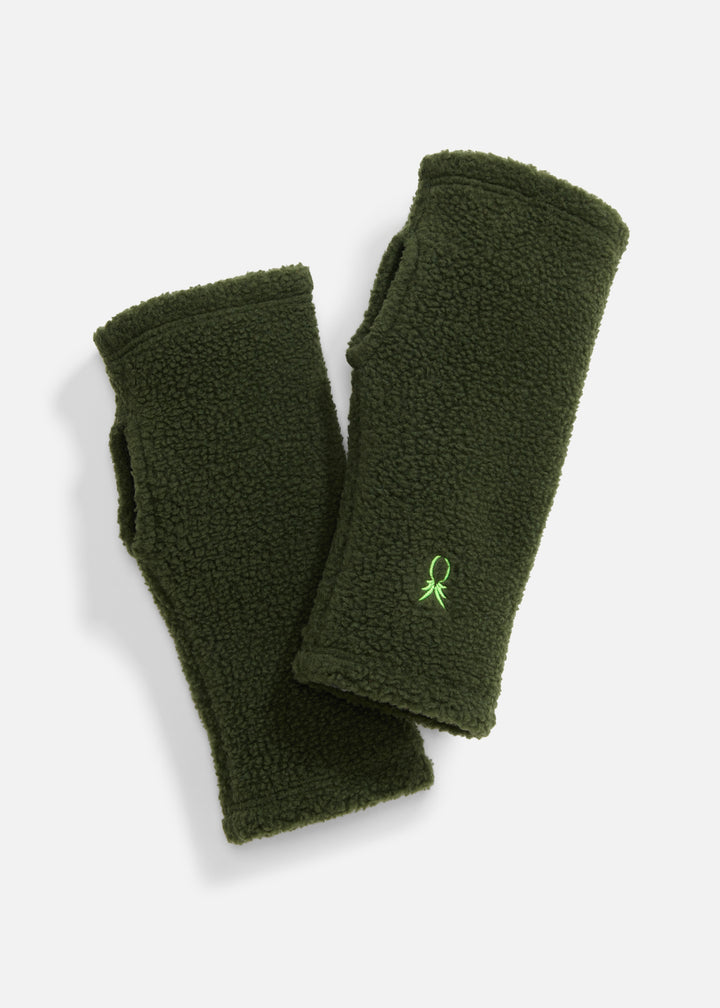 Aspen Gloves in Sherpa Fleece (Spruce)