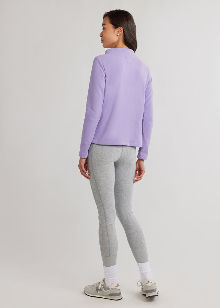 Brighton Boatneck in Terry Fleece (Violet)