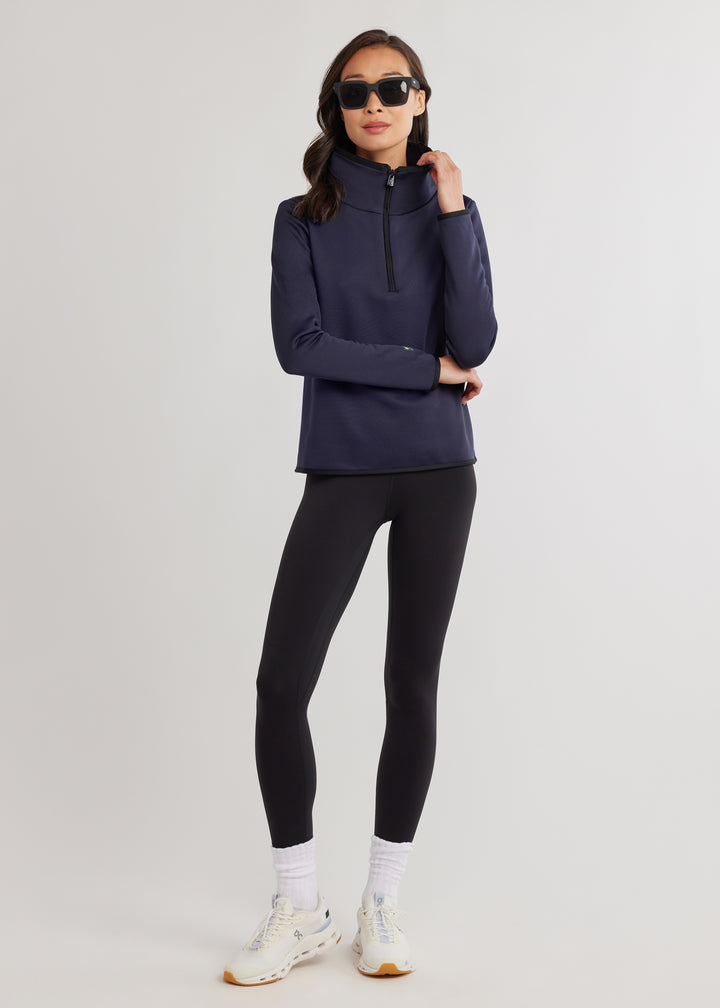 Chapel Hill Pullover in Power Stretch (Navy)