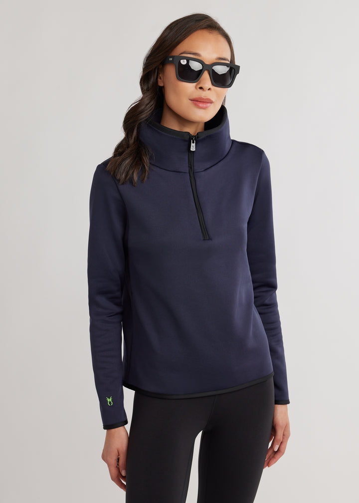 Chapel Hill Pullover in Power Stretch (Navy)