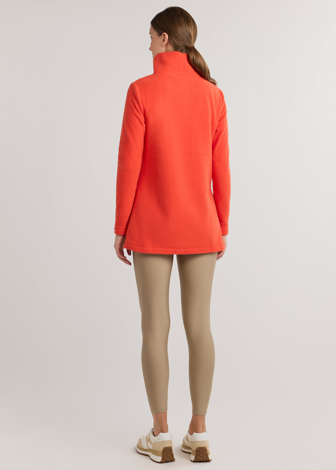 Cobble Hill Turtleneck in Vello Fleece (Paprika)