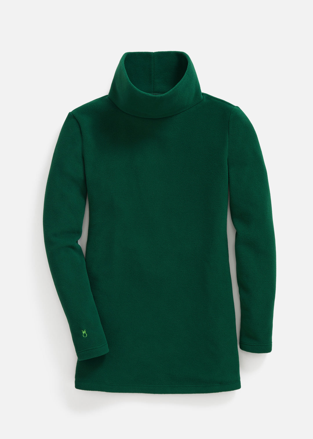 Cobble Hill Turtleneck in Vello Fleece (Emerald)