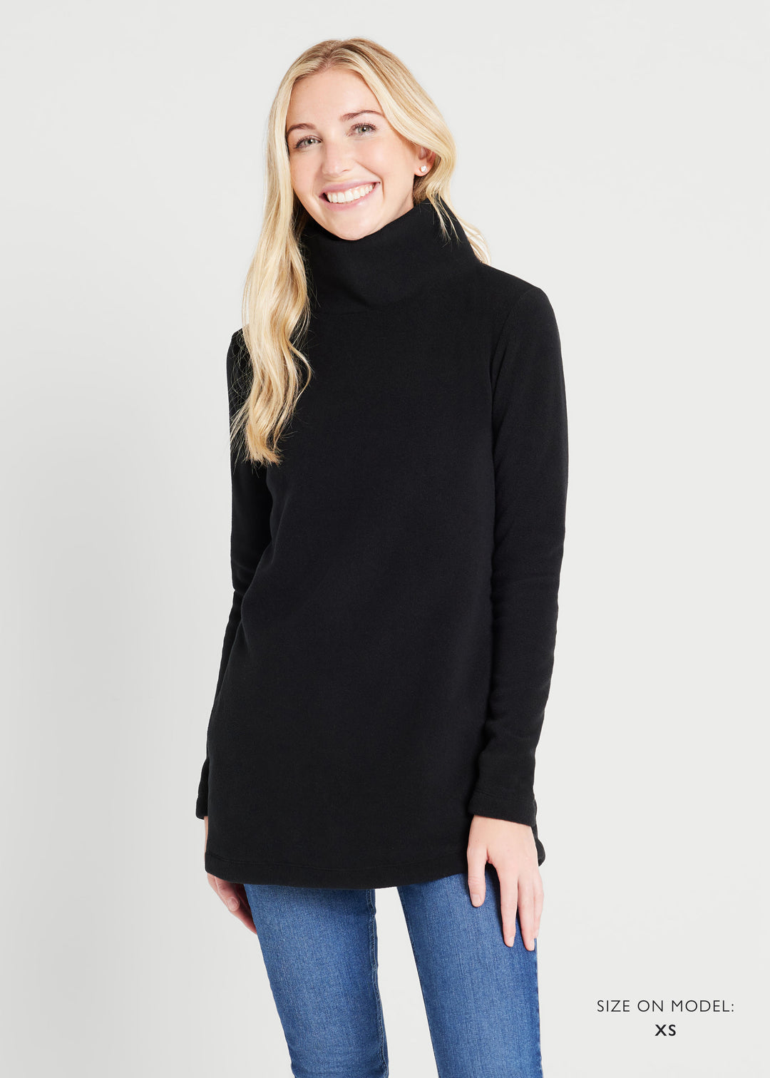 Womens Winter Fleece Tunic Tops to Wear with Leggings Sweaters for