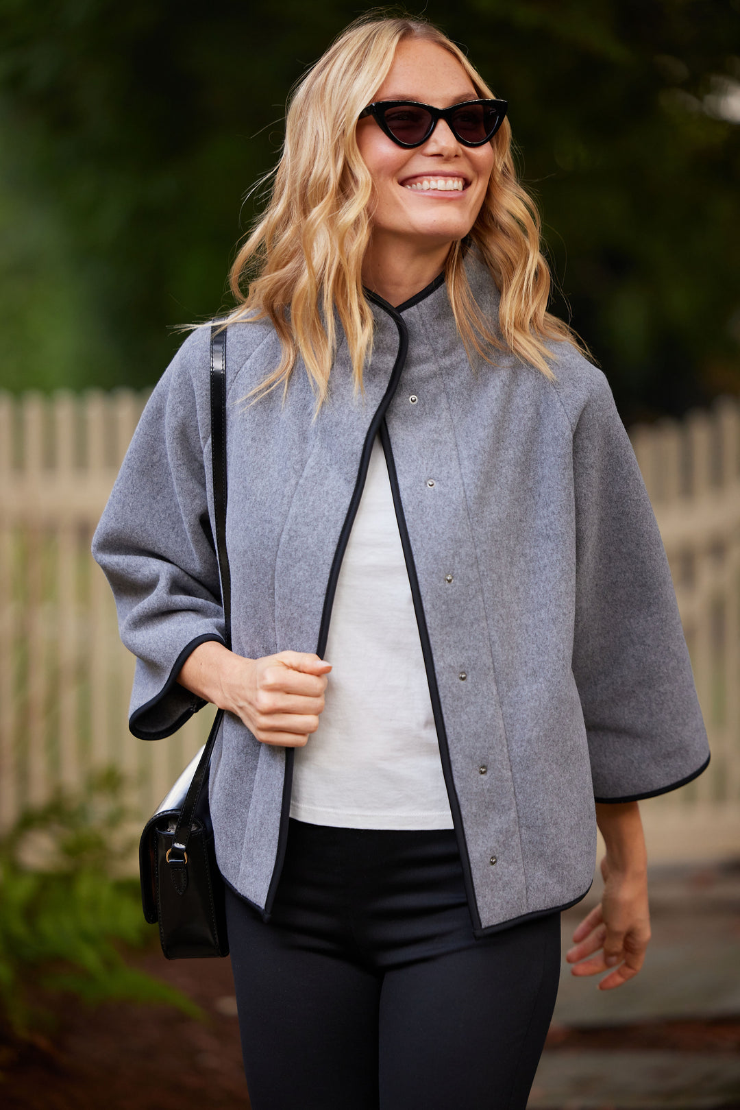 Catalina Jacket in Double Layer Vello Fleece (Charcoal Grey)