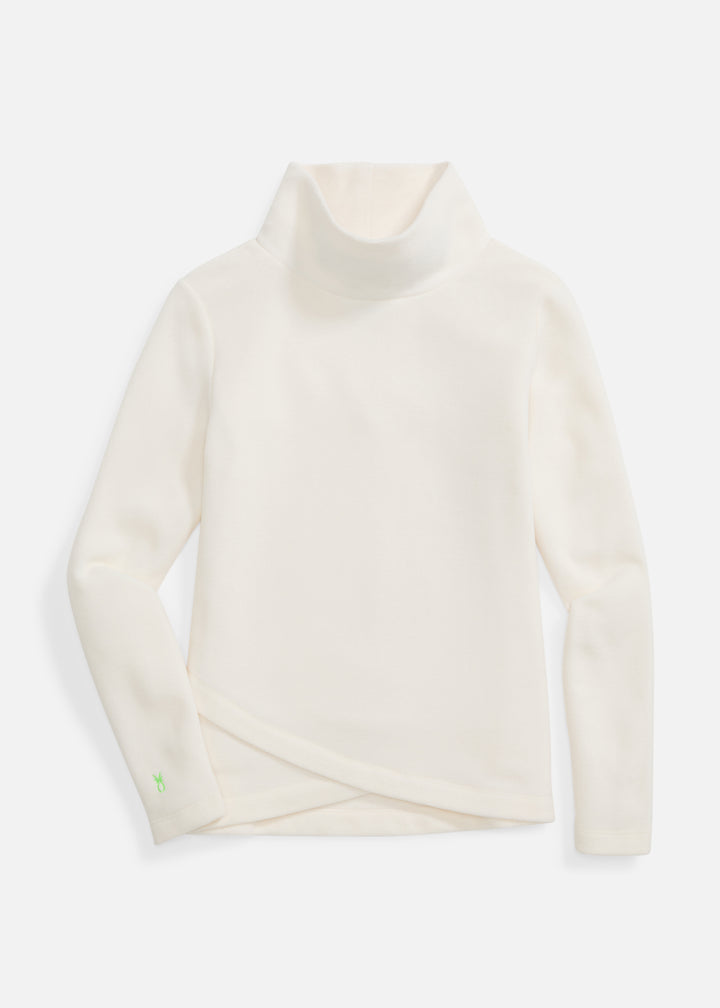 Dupont Street Turtleneck in Vello Fleece (Cream)