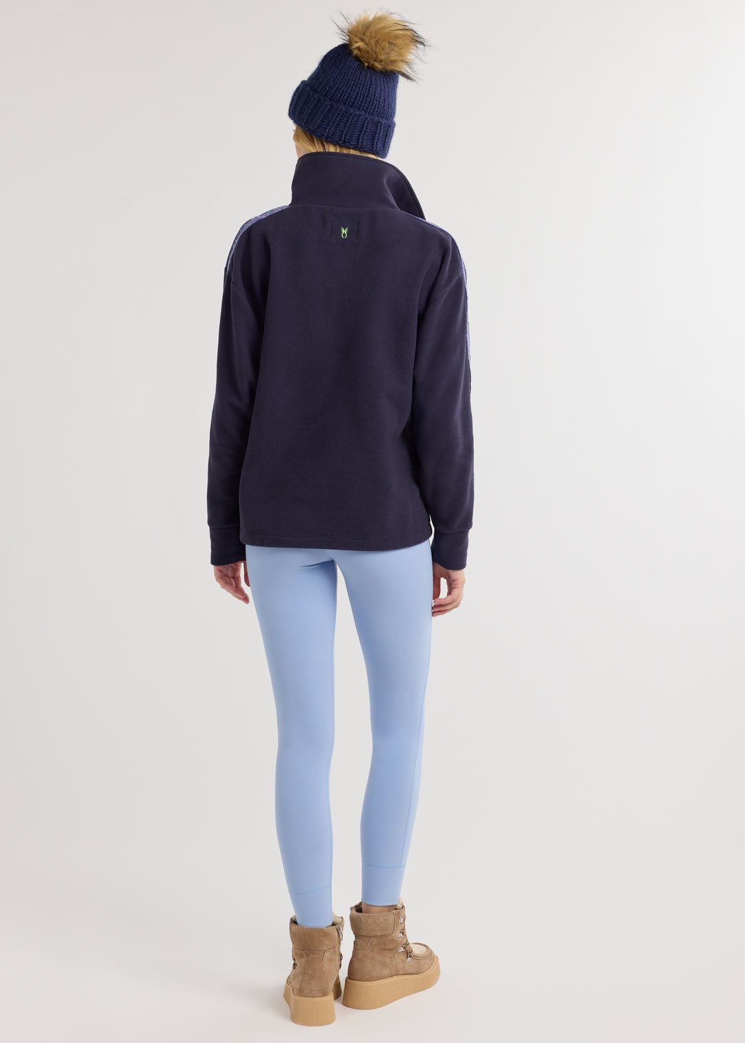 Fraser Pullover in Vello Fleece (Navy)