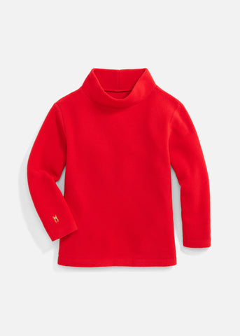 Girls 2025 red turtleneck