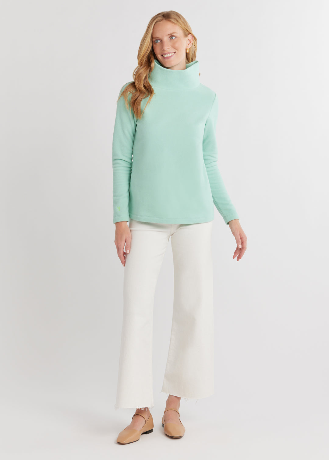 Greenpoint Turtleneck in Vello Fleece (Bundles of Joy)