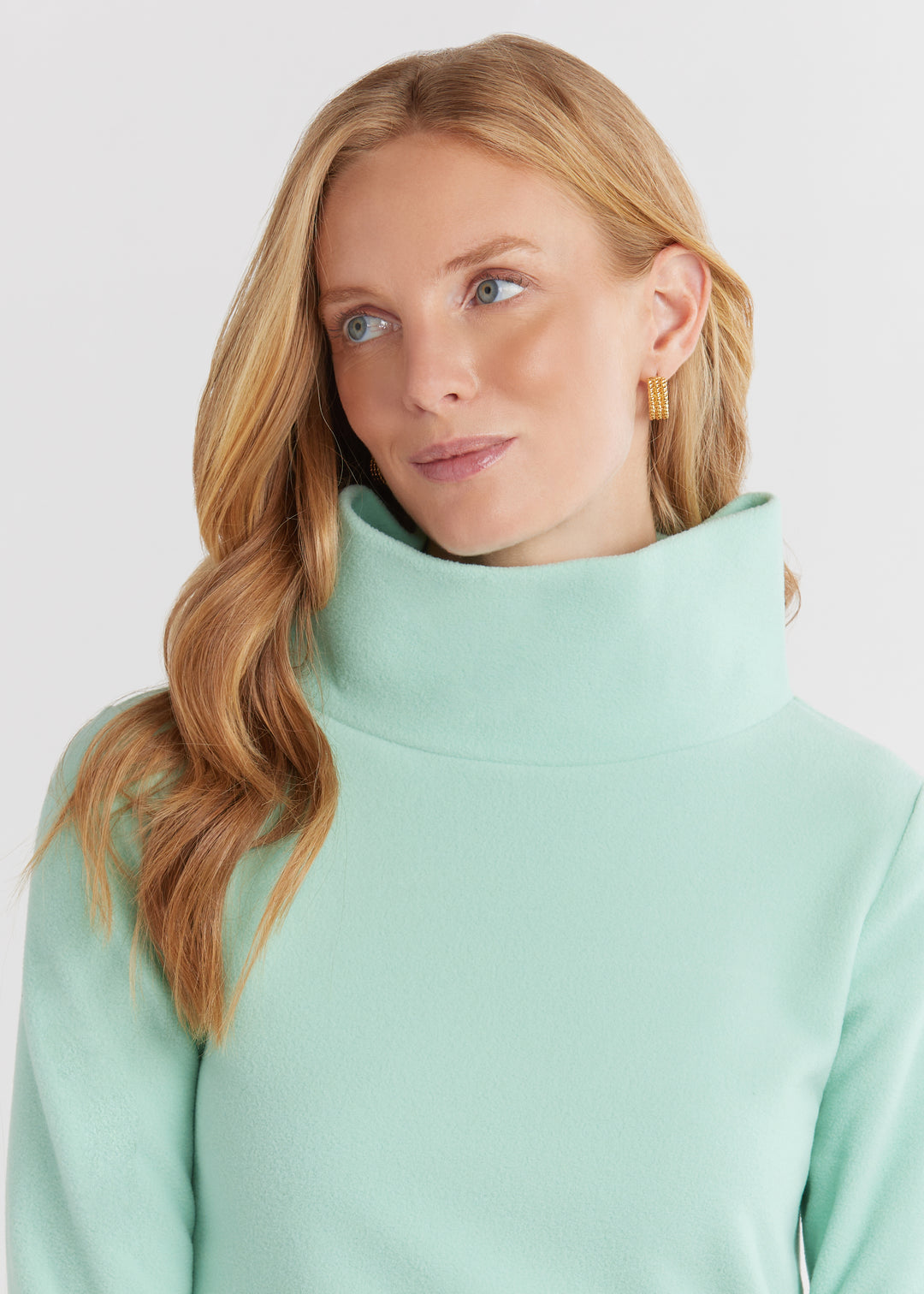 Greenpoint Turtleneck in Vello Fleece (Bundles of Joy)