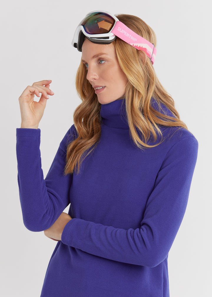 Greenpoint Turtleneck in Vello Fleece (Cobalt)