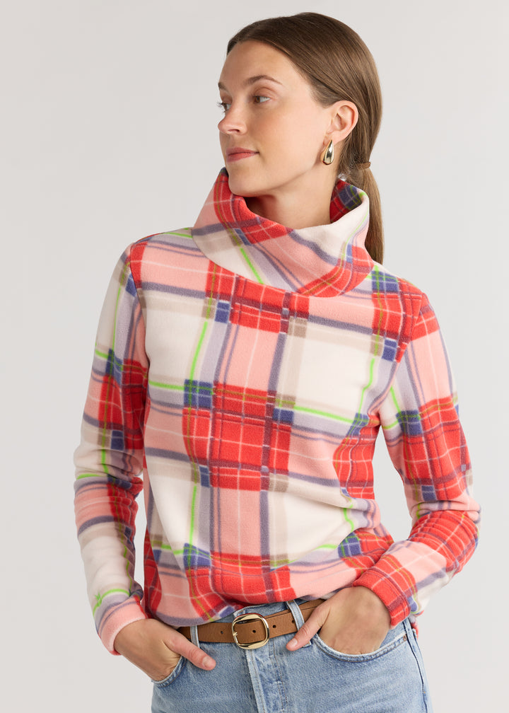 Greenpoint Turtleneck in Vello Fleece (Fall Tartan)