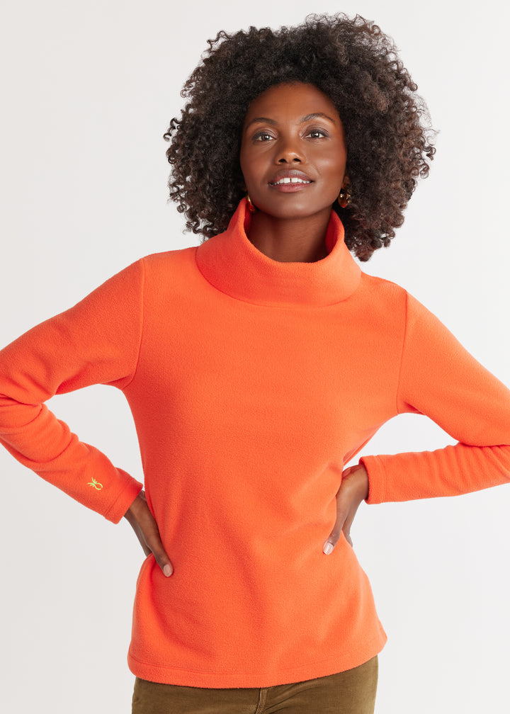 Greenpoint Turtleneck in Vello Fleece (Paprika)