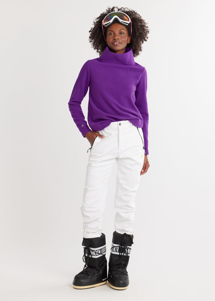 Greenpoint Turtleneck in Vello Fleece (Purple)