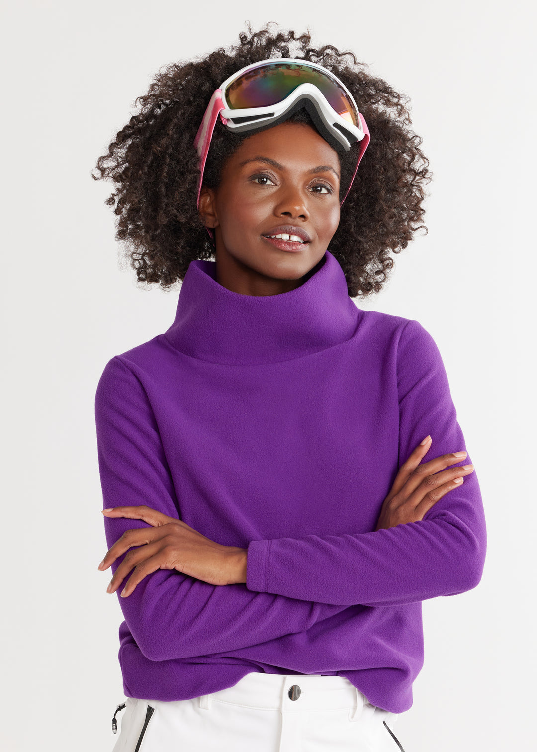 Greenpoint Turtleneck in Vello Fleece (Purple)