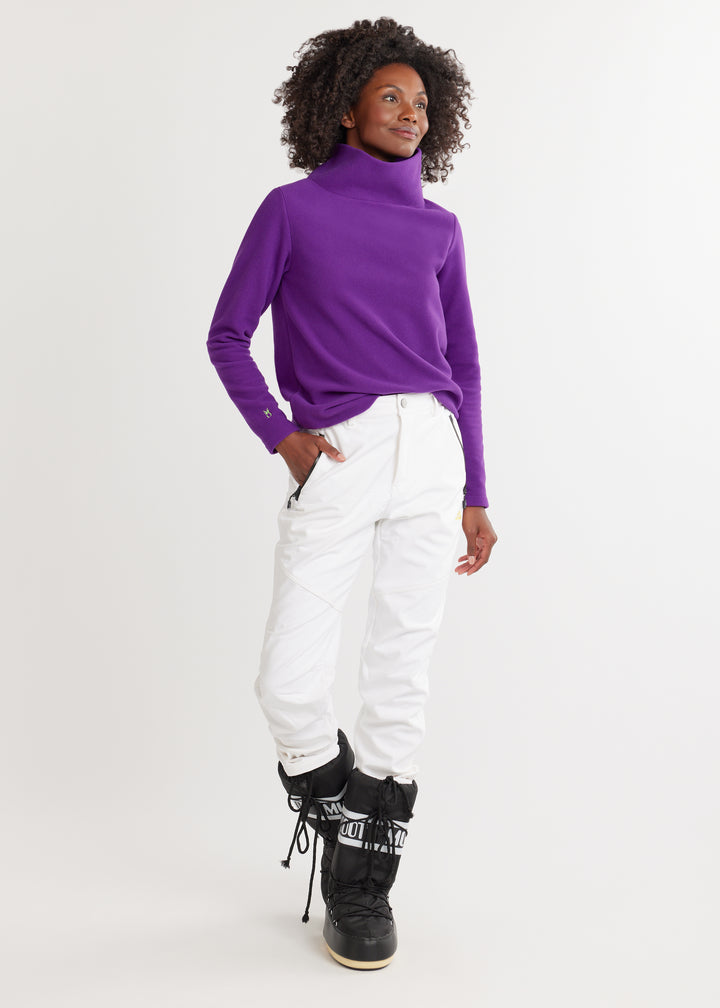 Greenpoint Turtleneck in Vello Fleece (Purple)