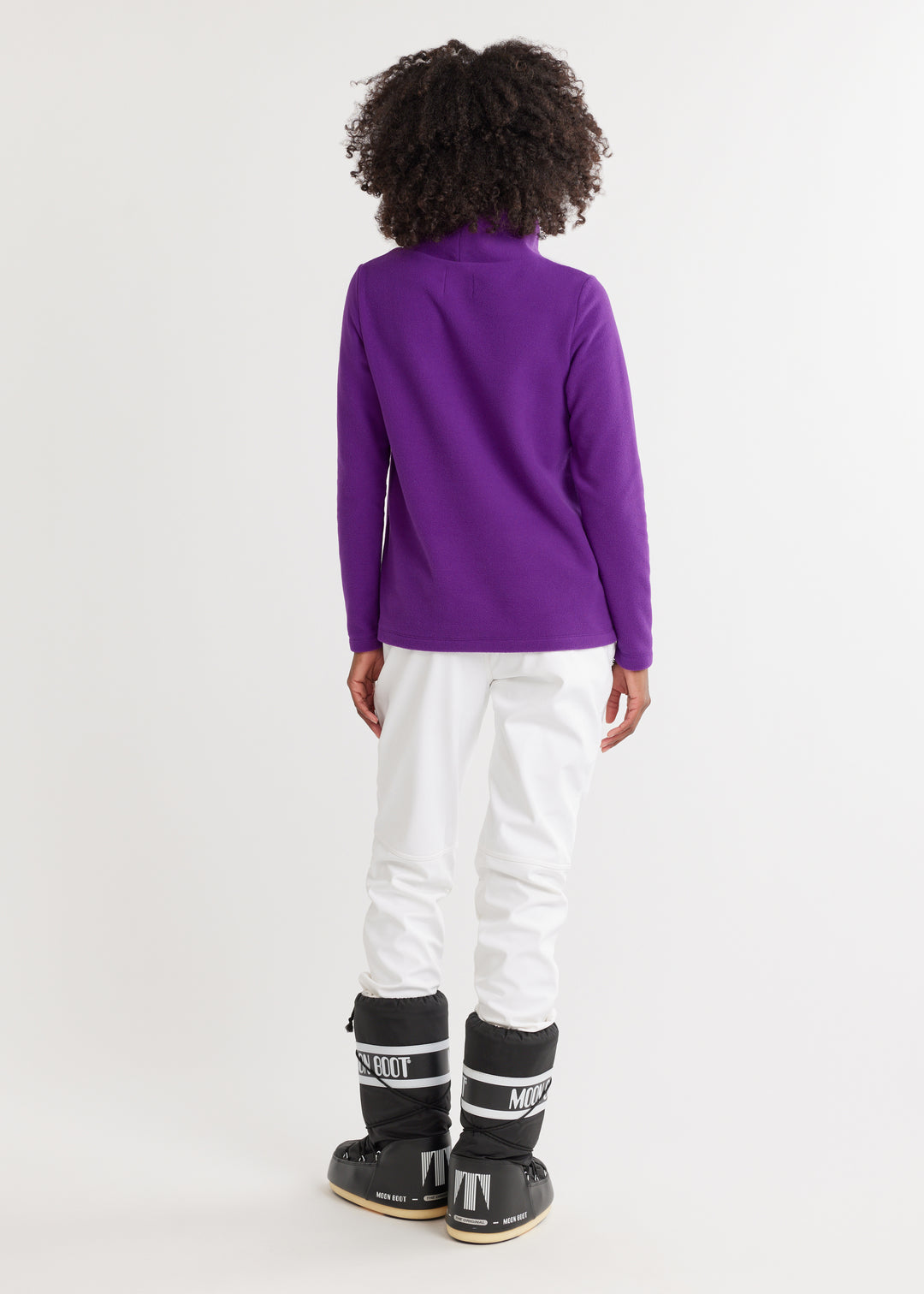 Greenpoint Turtleneck in Vello Fleece (Purple)