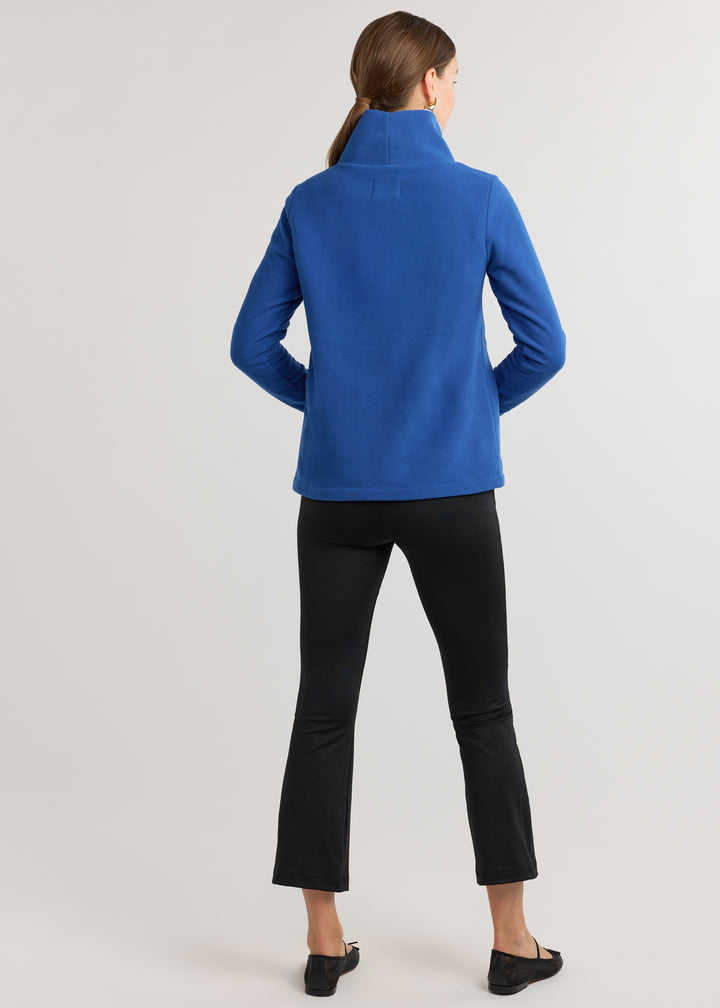 Greenpoint Turtleneck in Vello Fleece (True Blue)