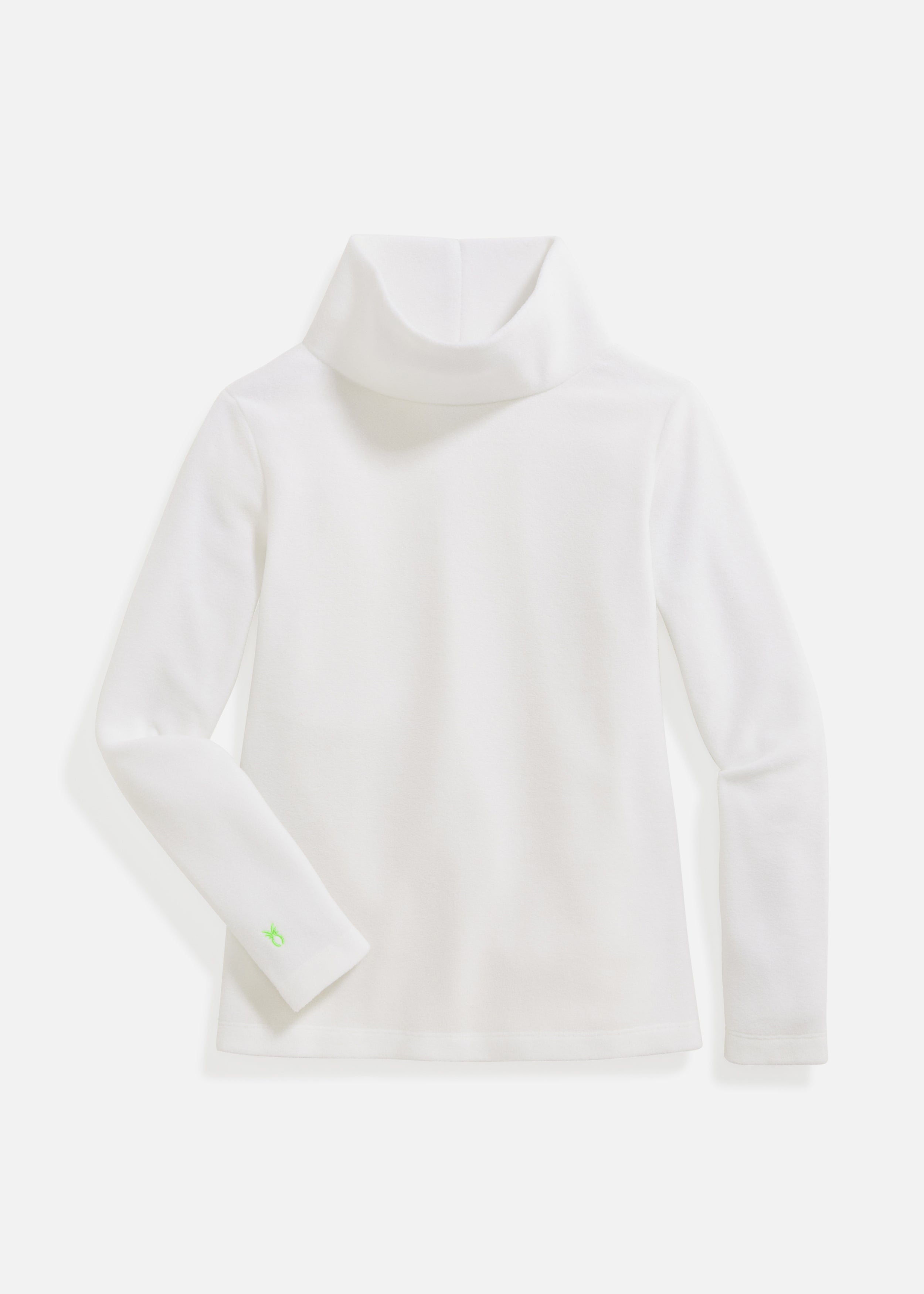 Greenpoint Turtleneck in Vello Fleece (White)