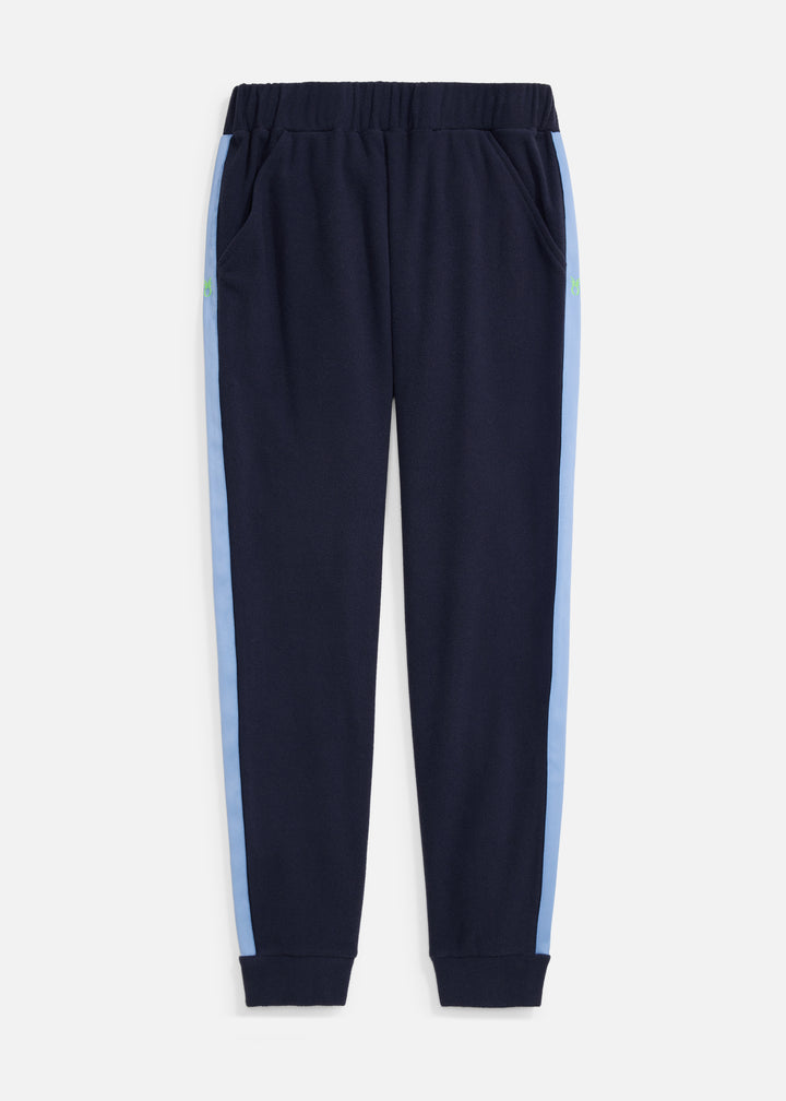 Jay Joggers in Terry Fleece (Navy/Periwinkle)