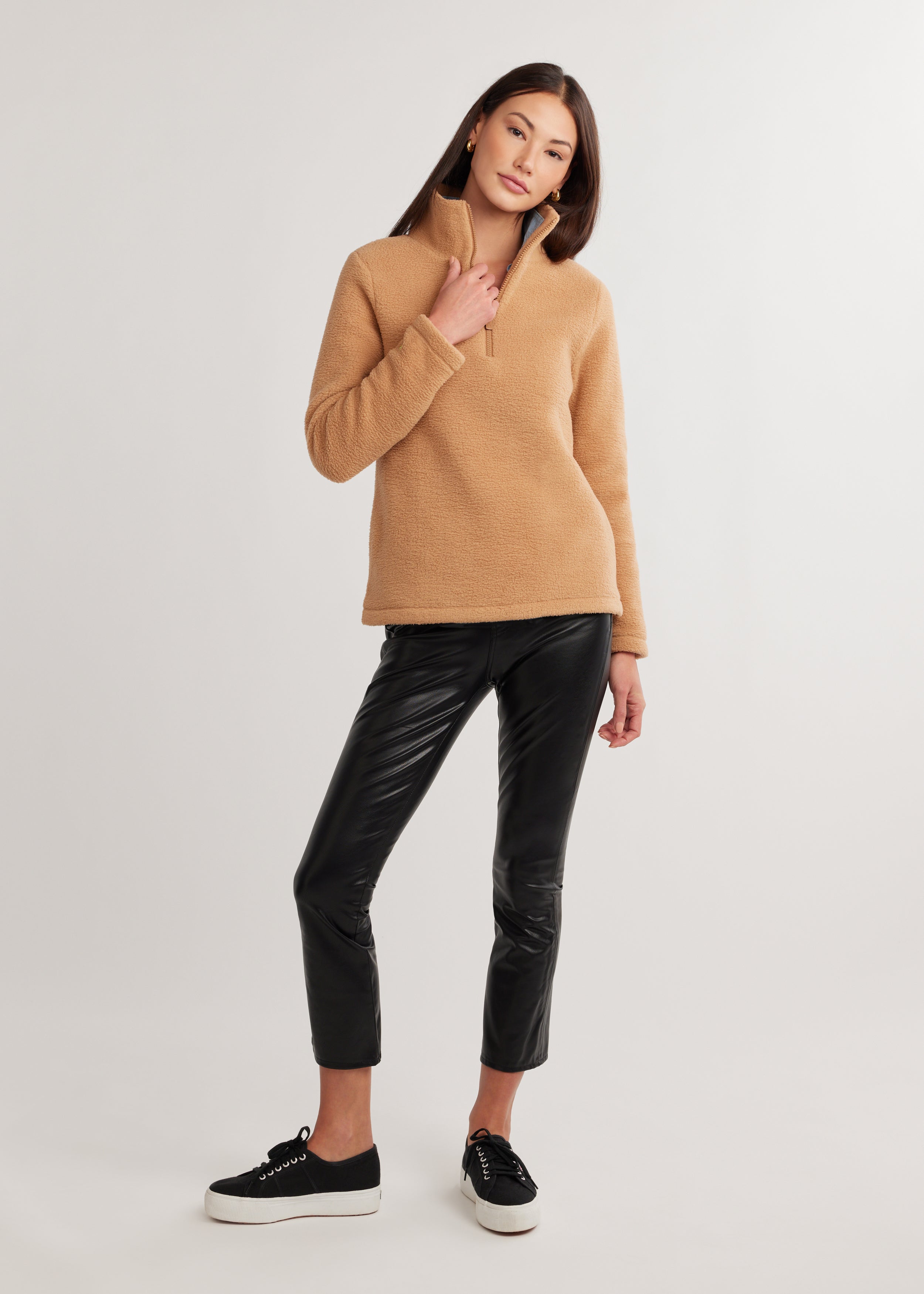 Sherpa fleece jumper online womens