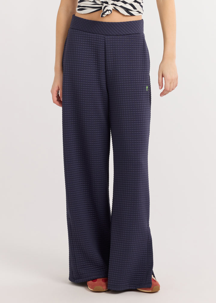 Katharine Pant in Waffle (Navy)