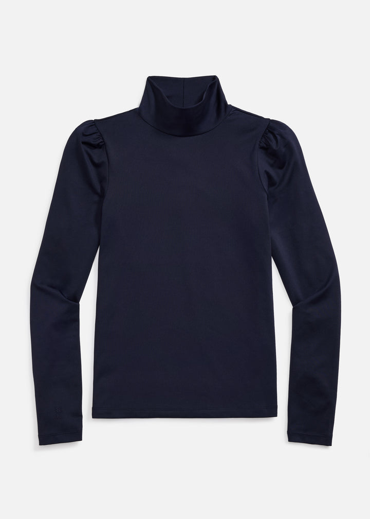 Kiawah Turtleneck in Luxe Stretch (Navy)