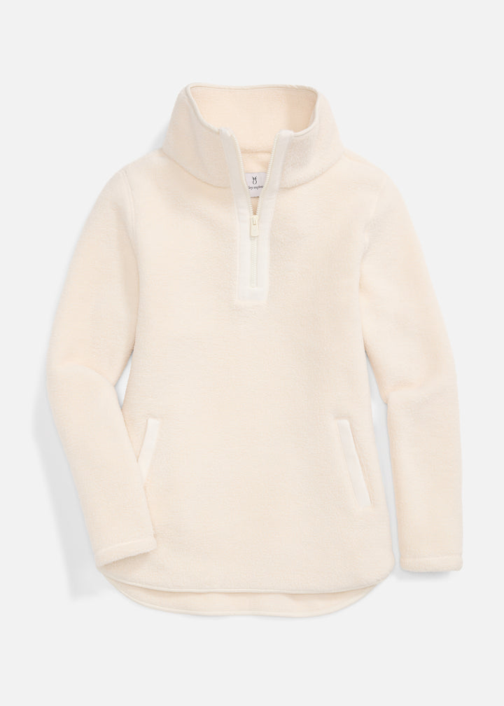 Laurel Pullover in Sherpa Fleece (Cream)