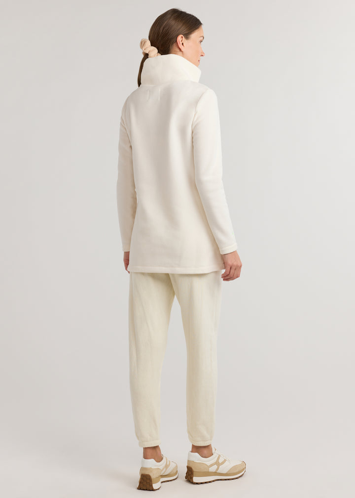 Long Wharf Turtleneck in Vello Fleece (Cream)