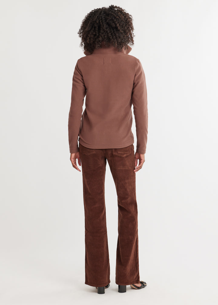 Manchester Pullover in Vello Fleece (Chestnut)