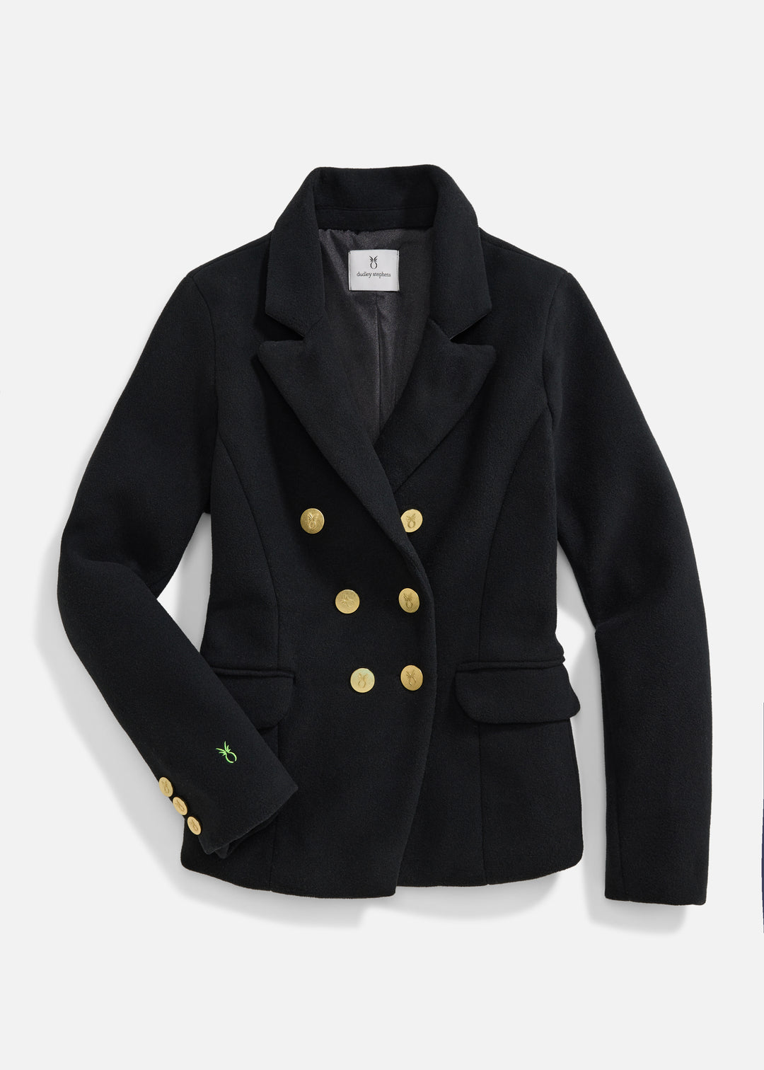 Mead Point Blazer in Vello Fleece (Black)