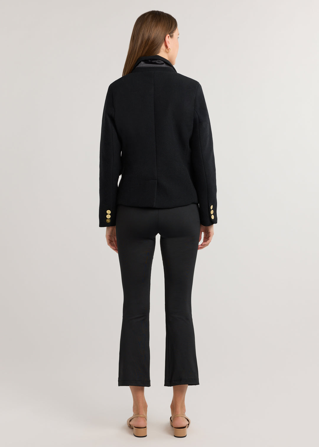 Mead Point Blazer in Vello Fleece (Black)