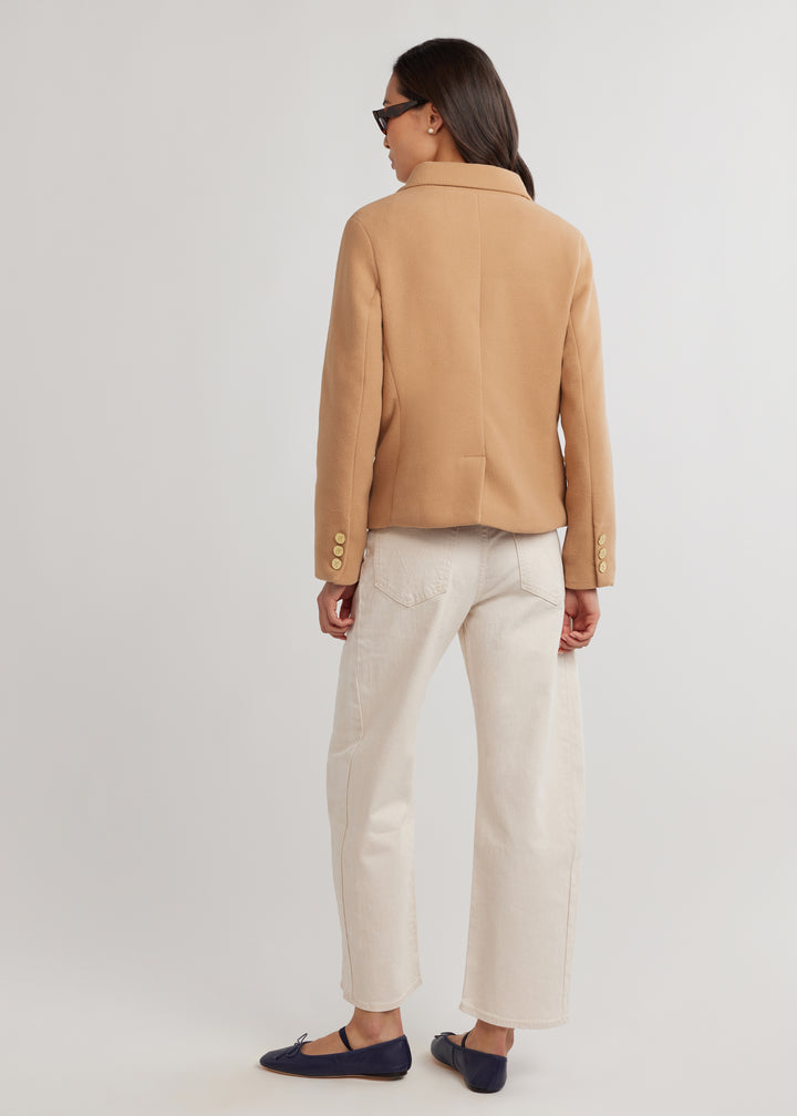 Mead Point Blazer in Vello Fleece (Camel)