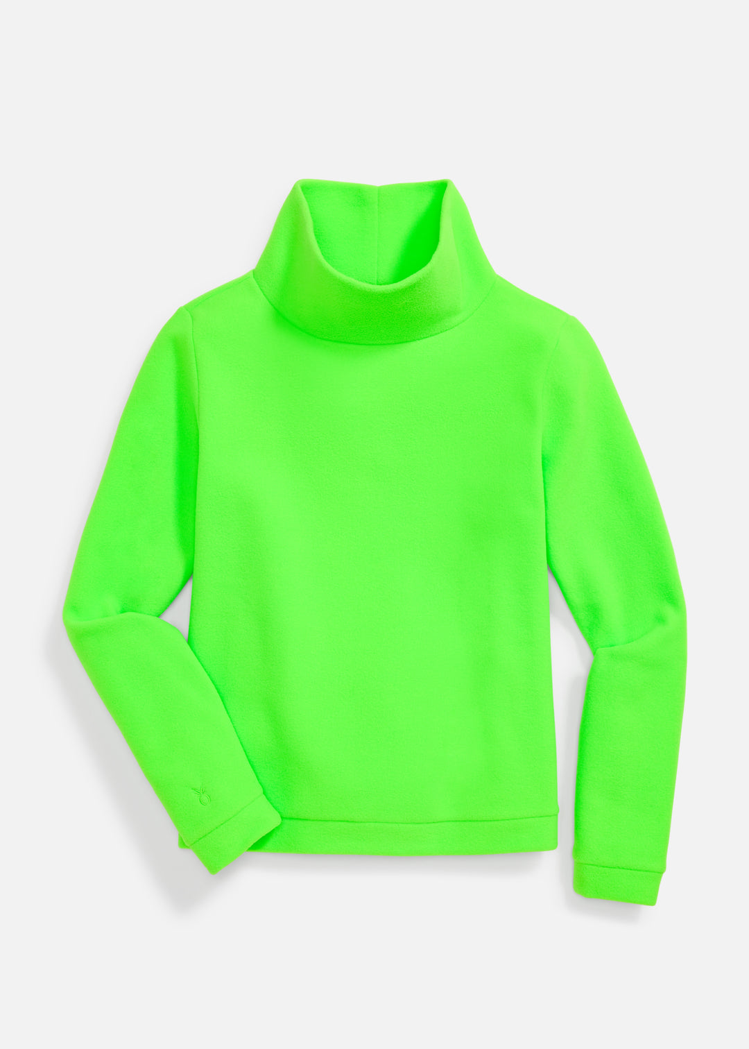 Park Slope Turtleneck in Vello Fleece (Dudley Green)