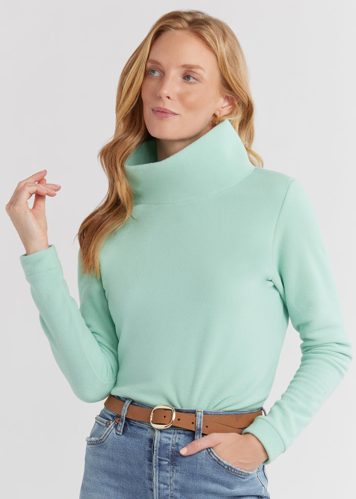 Park Slope Turtleneck in Vello Fleece (Bundles of Joy)