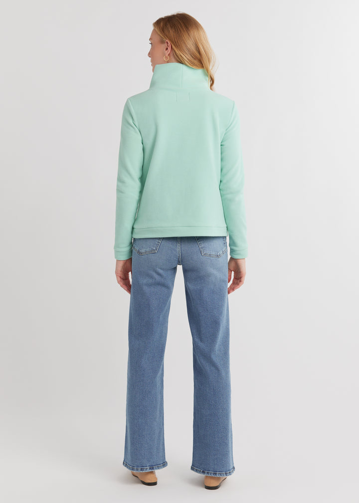 Park Slope Turtleneck in Vello Fleece (Bundles of Joy)