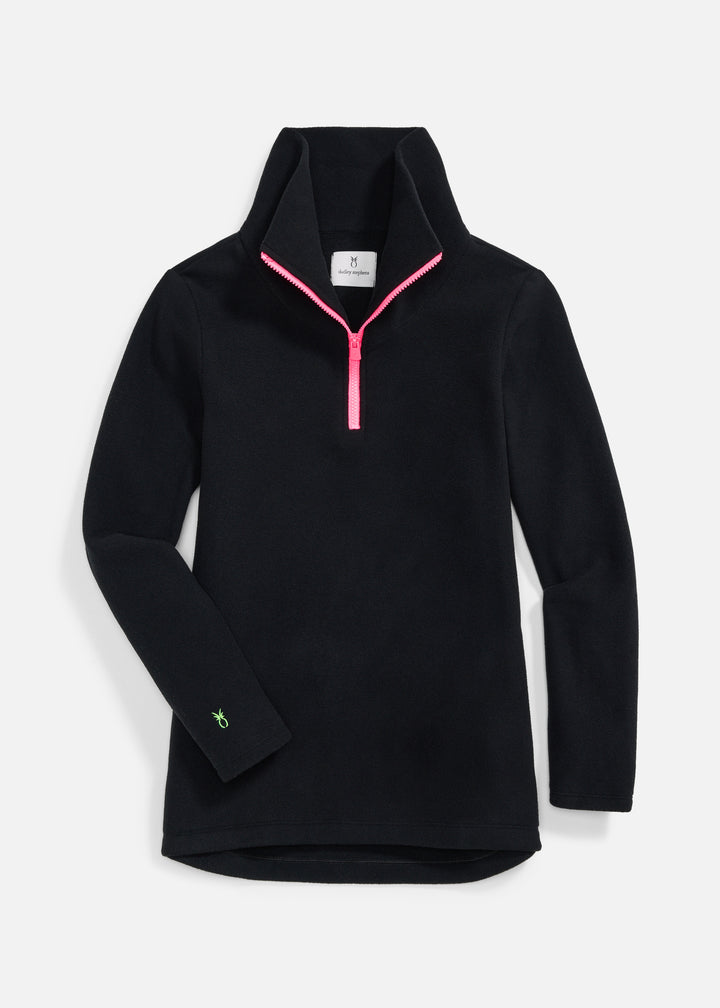 Prospect Pullover in Vello Fleece (Black)