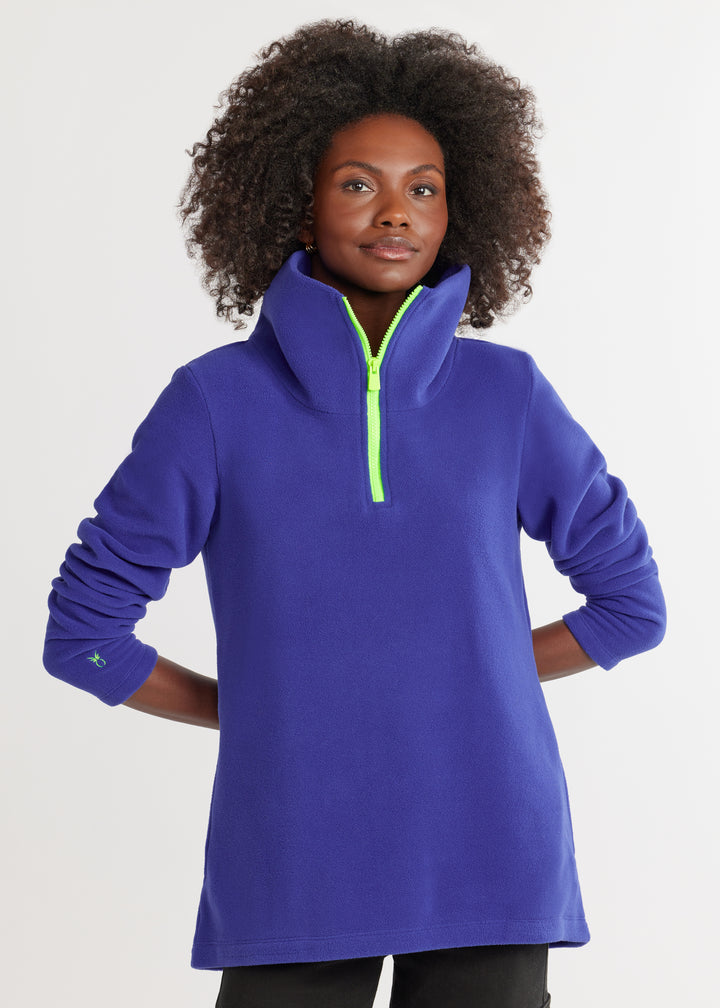 Prospect Pullover in Vello Fleece (Cobalt)