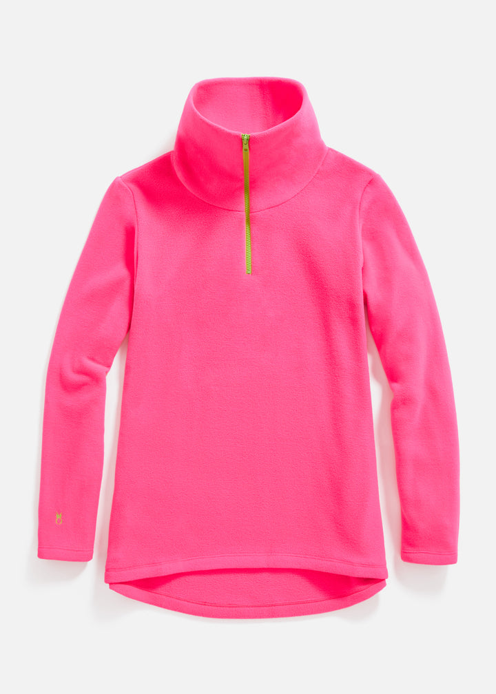 Prospect Pullover in Vello Fleece (Neon Pink)