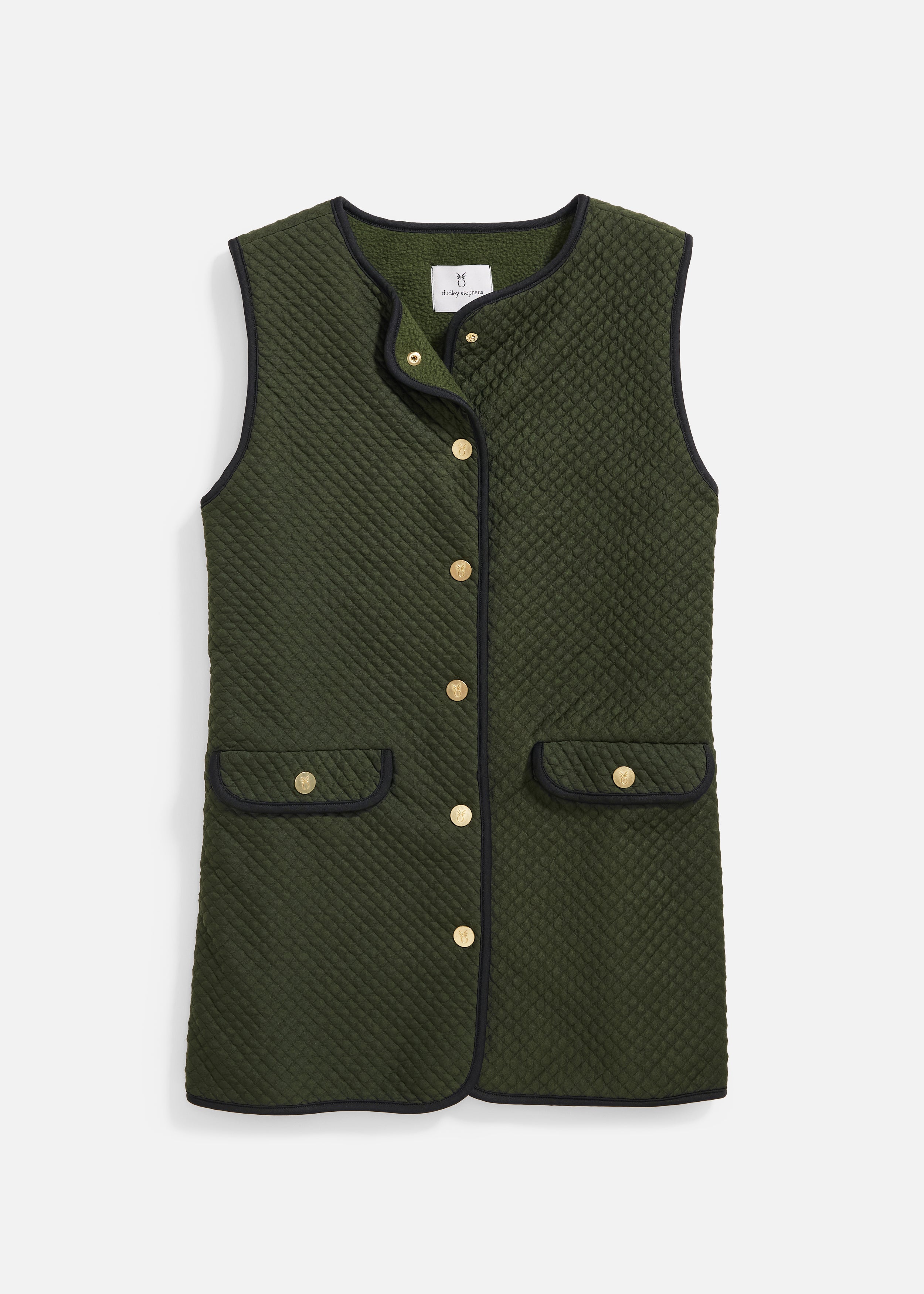 Reggie Vest in Waffle (Spruce)