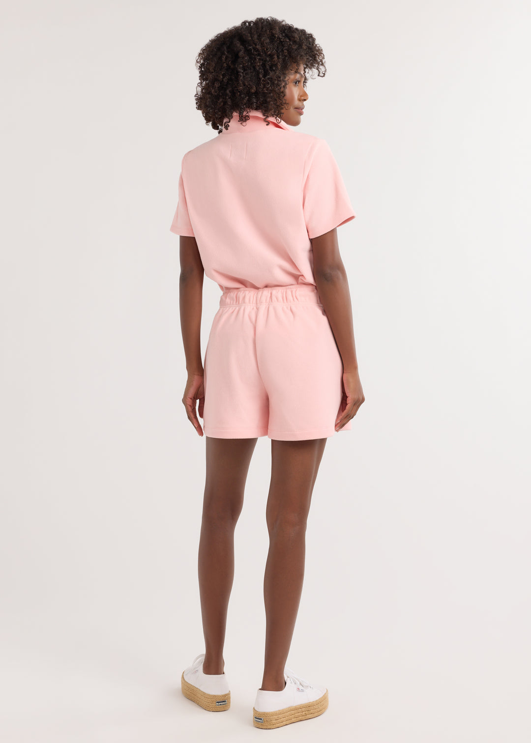 Seabreeze Short in Terry Fleece (First Blush)