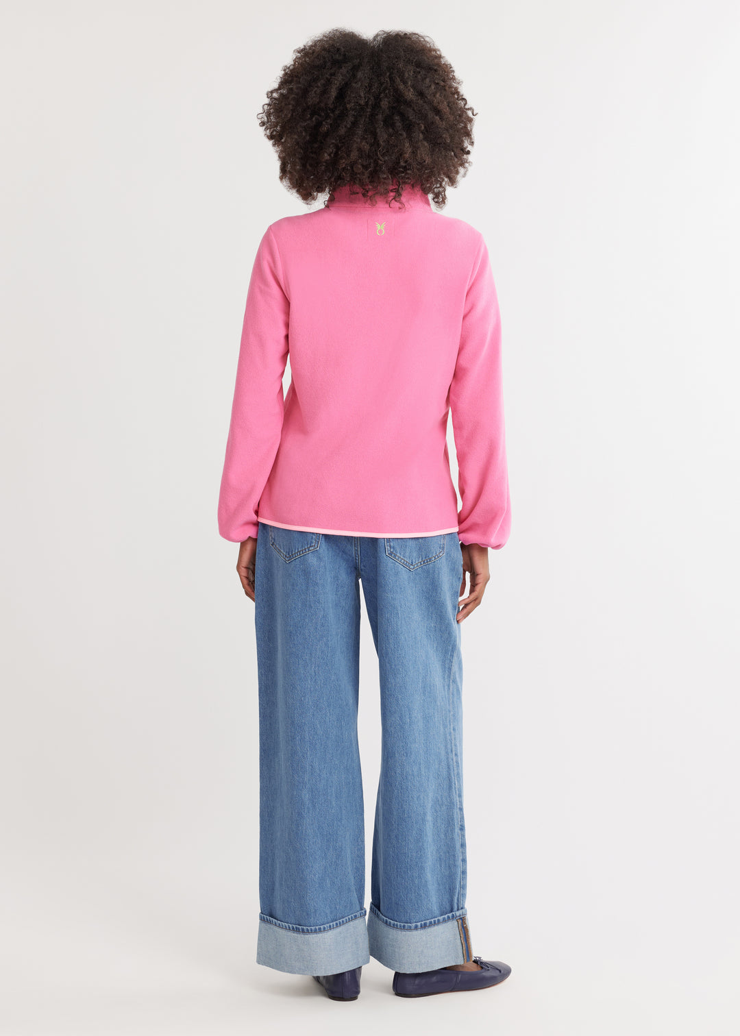 Skylark Pullover in Terry Fleece (Bubble Gum Pink)