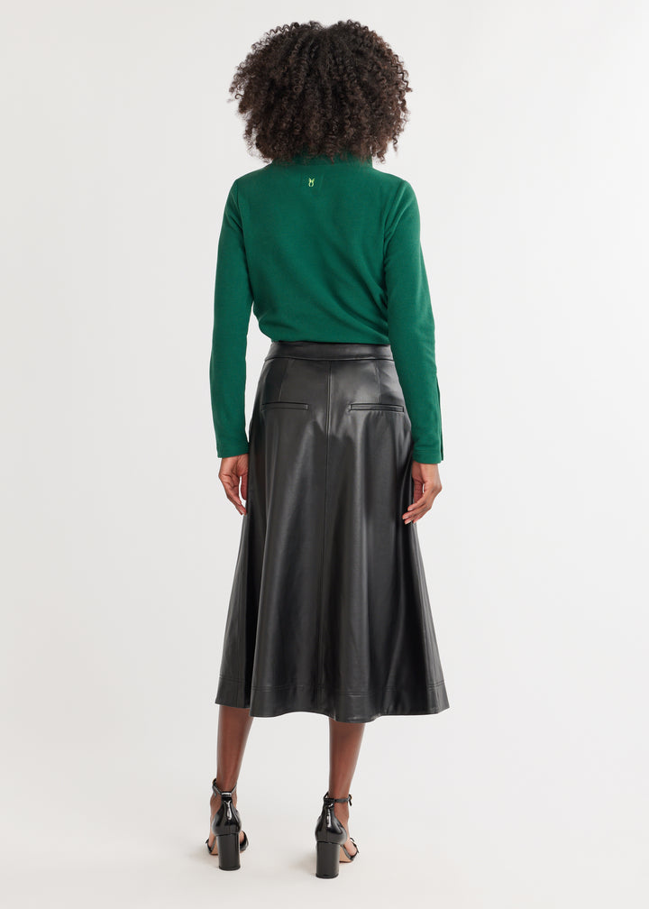 Sun Valley Turtleneck in Vello Fleece (Emerald)