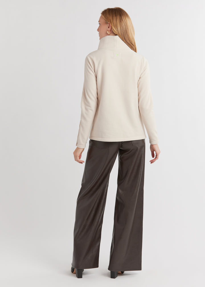 Sun Valley Turtleneck in Vello Fleece (Oatmeal)