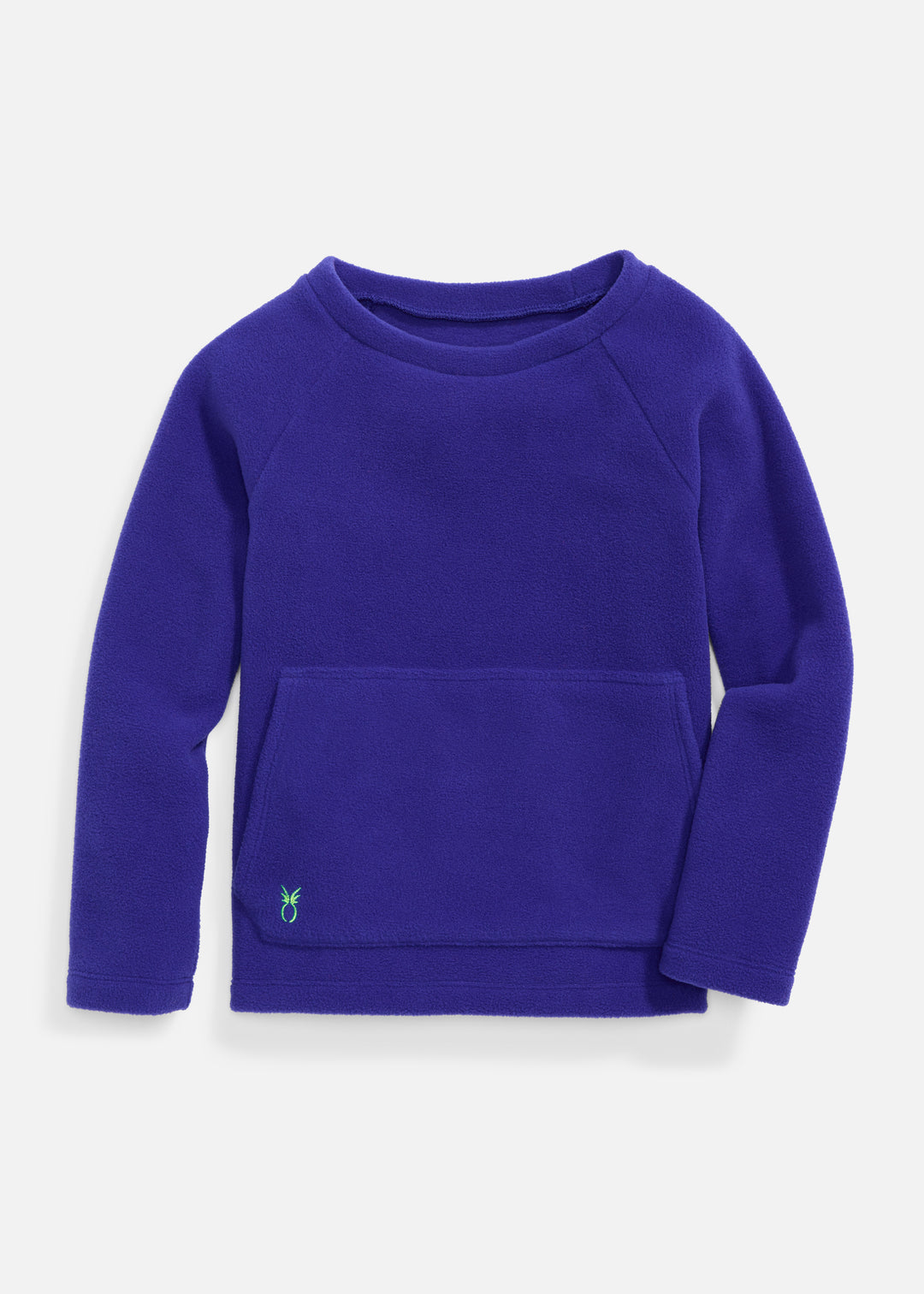 Toddler Crewneck in Vello Fleece (Cobalt)