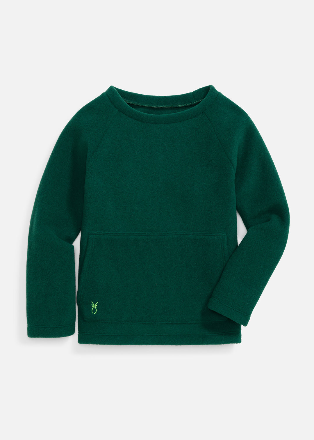 Toddler Crewneck in Vello Fleece (Emerald)